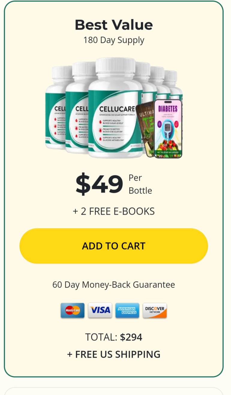 Cellu Care 180 Day Supply 